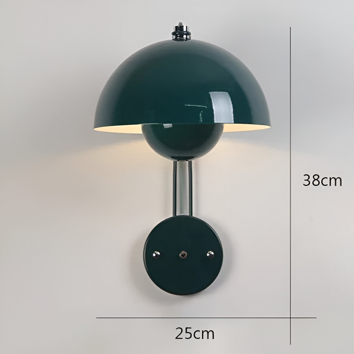 Domicbud væglampe - blomsterknop macaron væglampe - stilfuld rund led-lampe