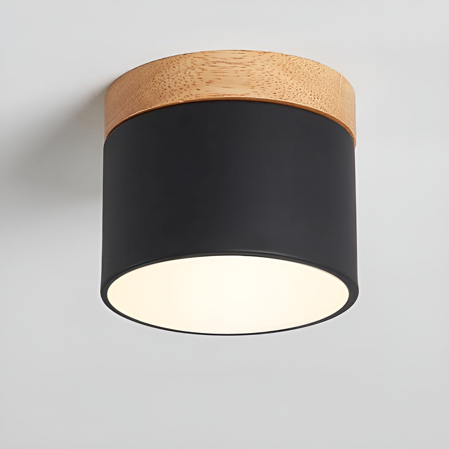 Pastelglow cylinderlampe - vintage loftslampe til indbygning