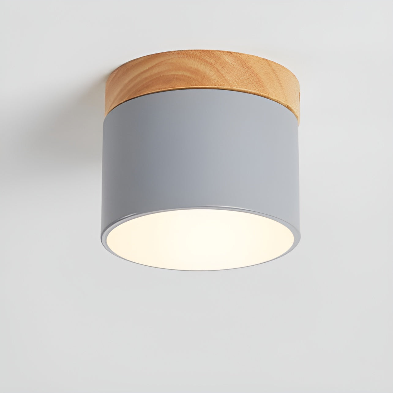Pastelglow cylinderlampe - vintage loftslampe til indbygning
